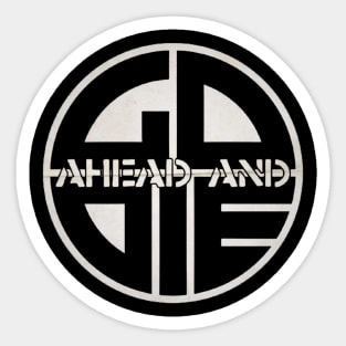 ahead Sticker